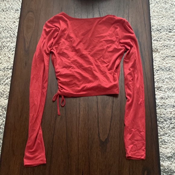Forever 21 red long sleeve, size small - Picture 4 of 4